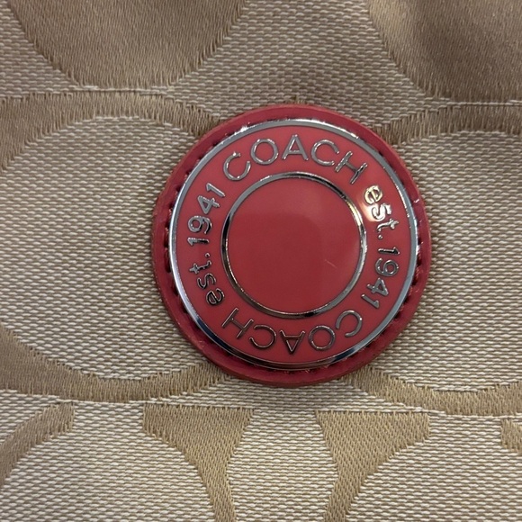 Coach Beige and pink Crossbody Bag - Picture 2 of 13